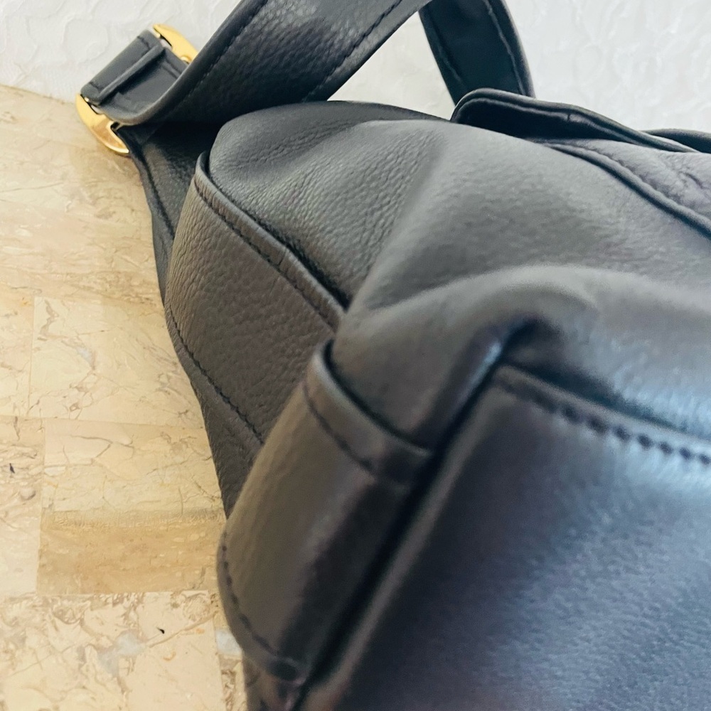 MICHAEL KORS Elegant Black pebble Leather hobo Shoulder Bag - Picture 8 of 9